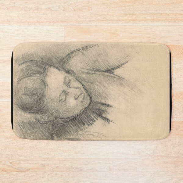 Item preview, Woman Leaning Forward by Paul Cézanne: Minimalist Figure Study Poster designed and sold by artofuniverse.