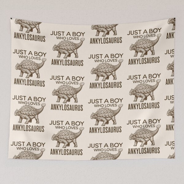 Item preview, Just A Boy Who Loves Ankylosaurus Dinosaur Lover designed and sold by KLArtzStore.
