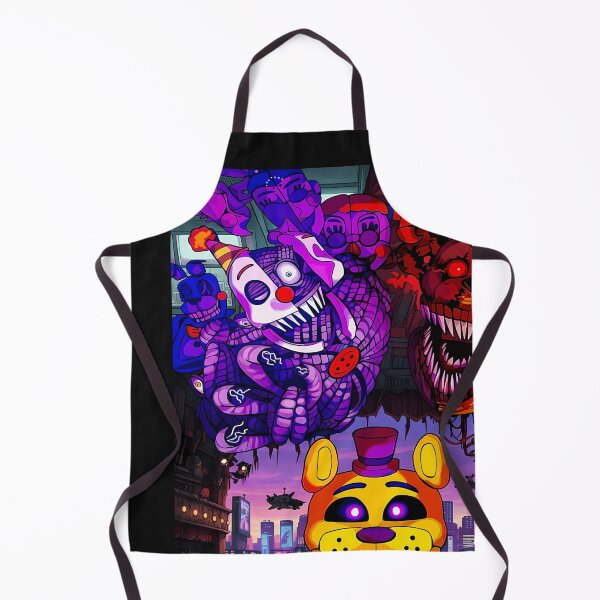 Item preview, Five Nights at Freddy's Characters in Cityscape designed and sold by JOSEMONTANO21.