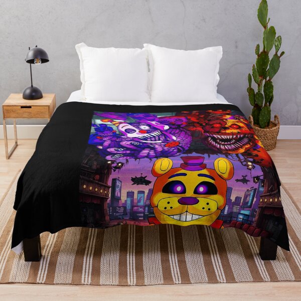 Item preview, Five Nights at Freddy's Characters in Cityscape designed and sold by JOSEMONTANO21.