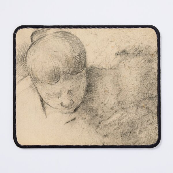 Item preview, Woman Leaning Forward II by Paul Cézanne: Post Impressionist Figure Study designed and sold by artofuniverse.
