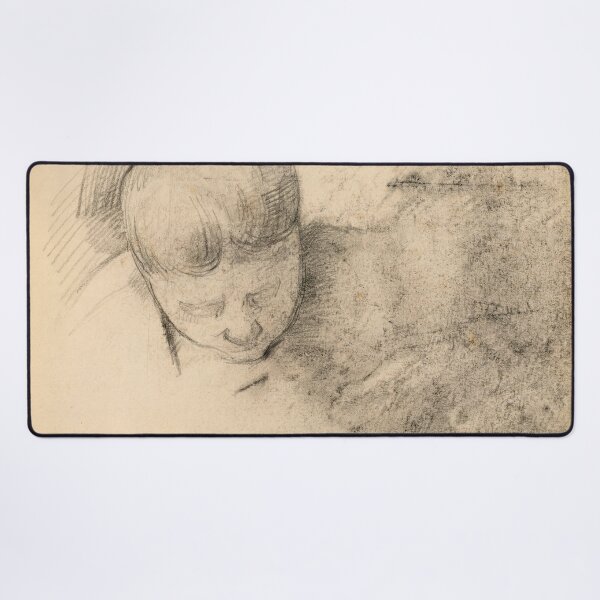 Item preview, Woman Leaning Forward II by Paul Cézanne: Post Impressionist Figure Study designed and sold by artofuniverse.