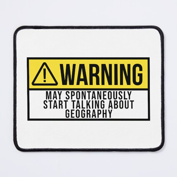 Item preview, Geography Warning designed and sold by XCIV.