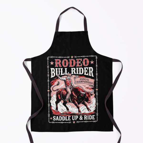 Item preview, Vintage Rodeo Bull Rider Saddle Up Western designed and sold by graphixpolash.