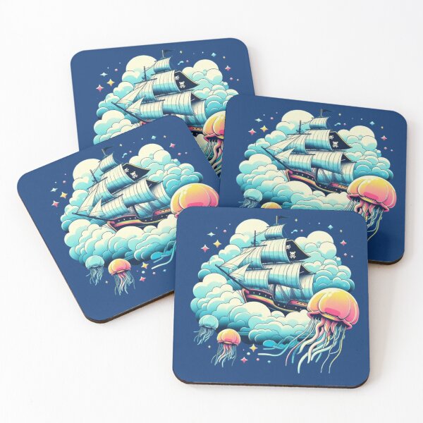 Item preview, Sky Pirates – Jellyfish Clouds & Dream Voyage designed and sold by Dogandesighn.