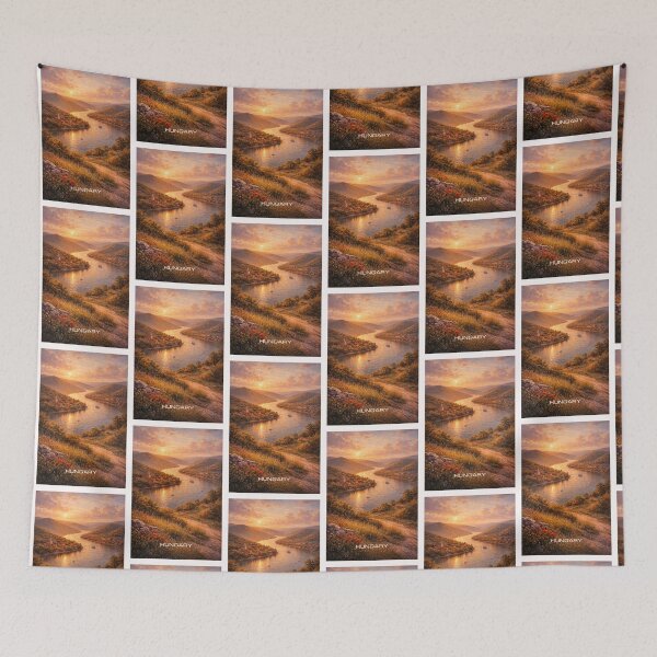 Item preview, Hungary Travel Art designed and sold by Thistle-TShop.