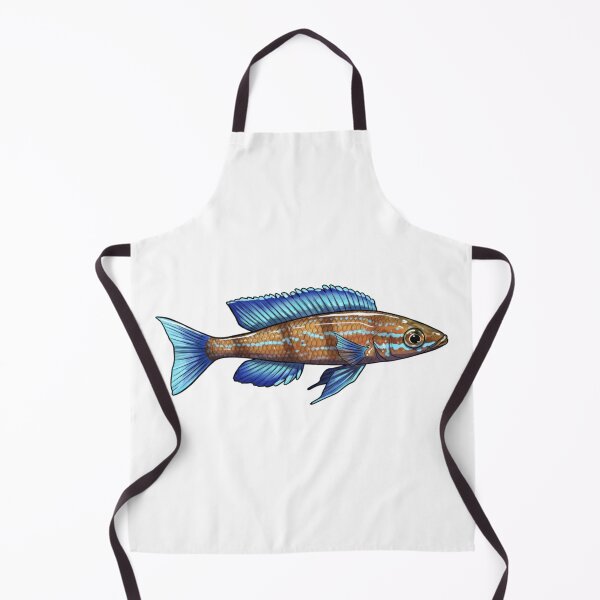 Item preview, Blue Neon Cichlid (Paracyprichromis nigripinnis) designed and sold by My-Thing.