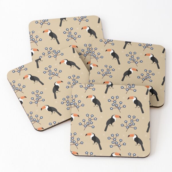 Item preview, Toucans on brown designed and sold by reneesillus.