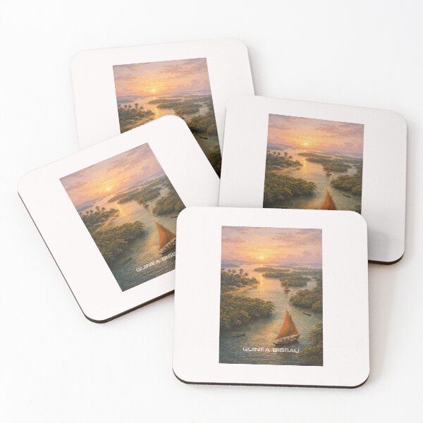 Item preview, Guinea Bissau Travel Art designed and sold by Thistle-TShop.