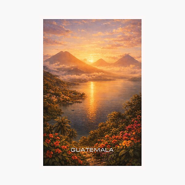 Artikelvorschau, Guatemala Reisekunst entworfen und verkauft von Thistle-TShop.
