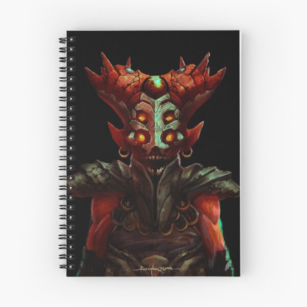 Item preview, Infernal Mask Spirit – Dark Fantasy Creature designed and sold by Alessandro Buffa Artist.