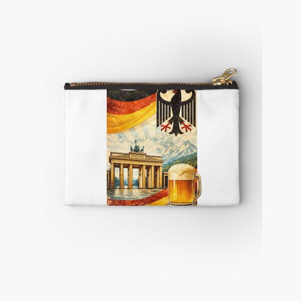 Item preview, Germany Vintage Travel Poster – Berlin Retro Illustration designed and sold by RØNI AI.