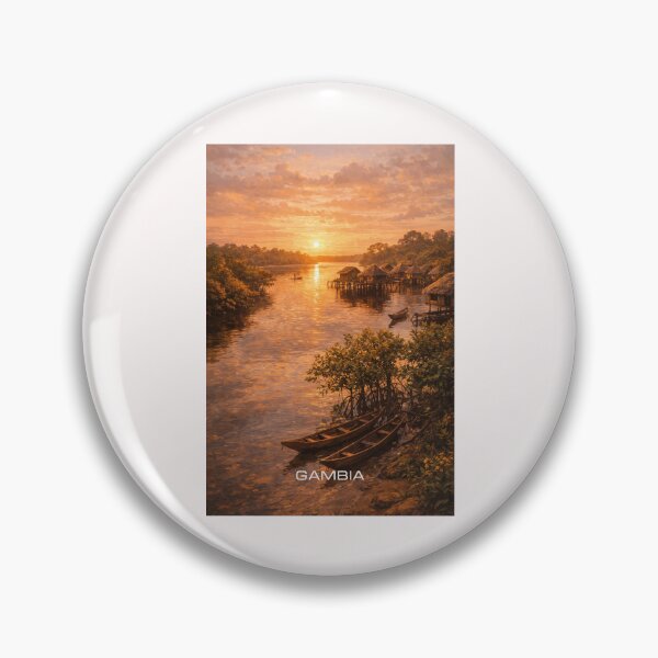 Item preview, Gambia Travel Art designed and sold by Thistle-TShop.