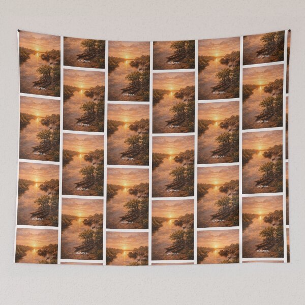 Item preview, Gambia Travel Art designed and sold by Thistle-TShop.