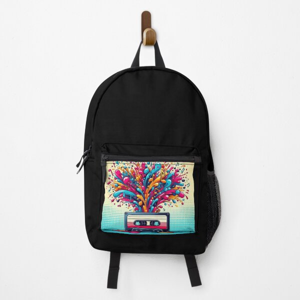 Item preview, Cassette Burst – Retro Music Explosion designed and sold by Dogandesighn.