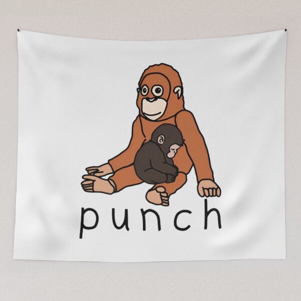 Item preview, Punch the Abandoned Baby Monkey designed and sold by NonBuyingData.