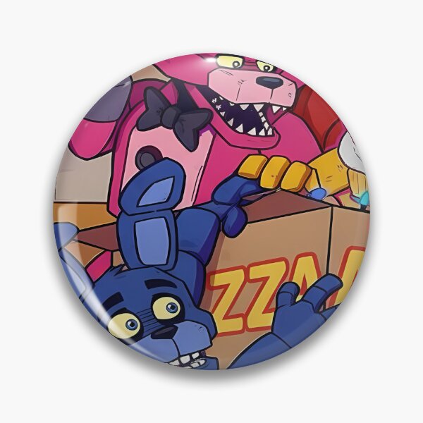 Item preview, Five Nights at Freddy's characters with pizza delivery designed and sold by JOSEMONTANO21.