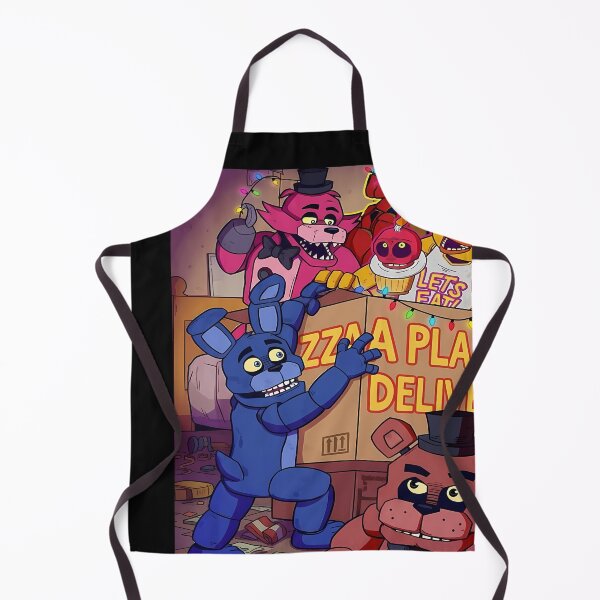 Item preview, Five Nights at Freddy's characters with pizza delivery designed and sold by JOSEMONTANO21.