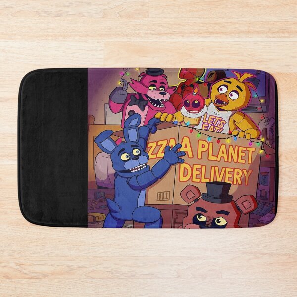 Item preview, Five Nights at Freddy's characters with pizza delivery designed and sold by JOSEMONTANO21.