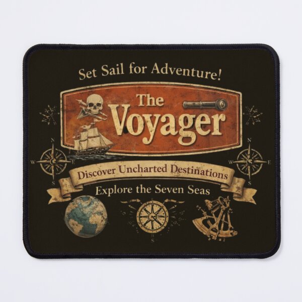 Item preview, The Voyager – Set Sail for Adventure designed and sold by Dogandesighn.