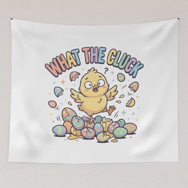 Item preview, What The Cluck Funny Easter Chick Design designed and sold by ARTReMi.