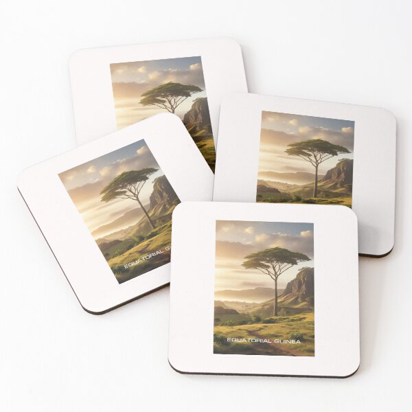 Item preview, Equatorial Guinea Travel Art designed and sold by Thistle-TShop.