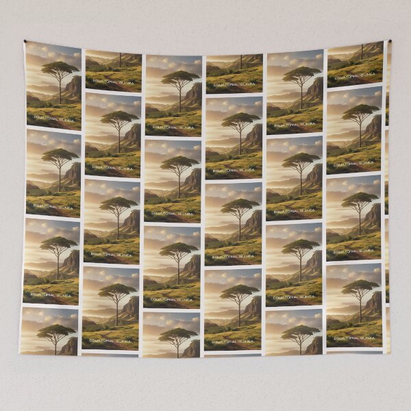 Item preview, Equatorial Guinea Travel Art designed and sold by Thistle-TShop.