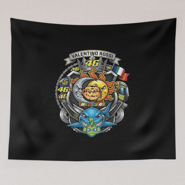 Item preview, VR46 Motorsport Legend Dynamic Racing Illustration designed and sold by enzoade.