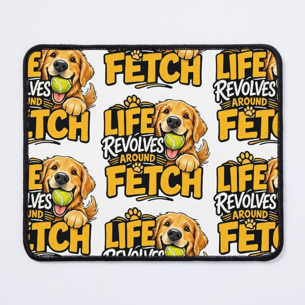 Item preview, Life Revolves Around Fetch Golden Retriever Gift designed and sold by WildVista.