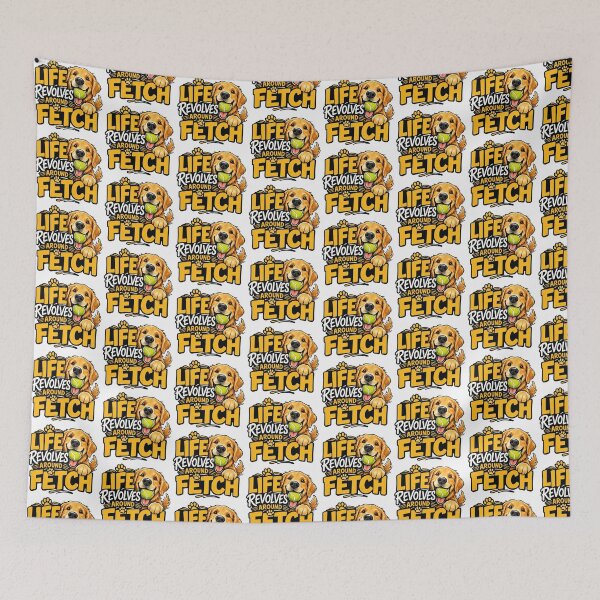 Item preview, Life Revolves Around Fetch Golden Retriever Gift designed and sold by WildVista.