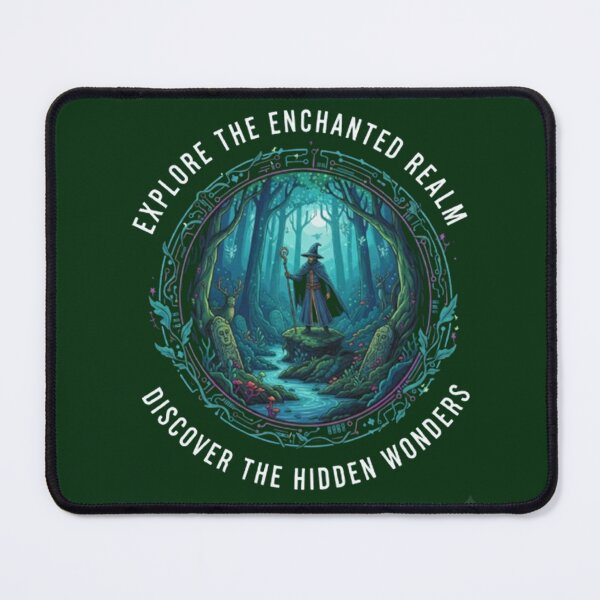 Item preview, Enchanted Realm – Wizard in a Techno-Forest designed and sold by Dogandesighn.