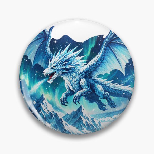 Item preview, Frost Dragon Aurora Borealis Fantasy Art designed and sold by Silentbow.