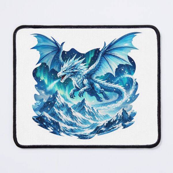 Item preview, Frost Dragon Aurora Borealis Fantasy Art designed and sold by Silentbow.