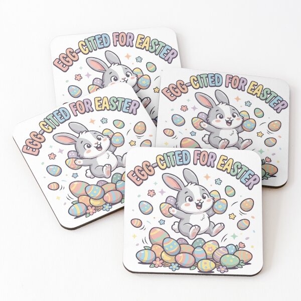 Item preview, Egg-cited For Easter Cute Bunny Design designed and sold by ARTReMi.