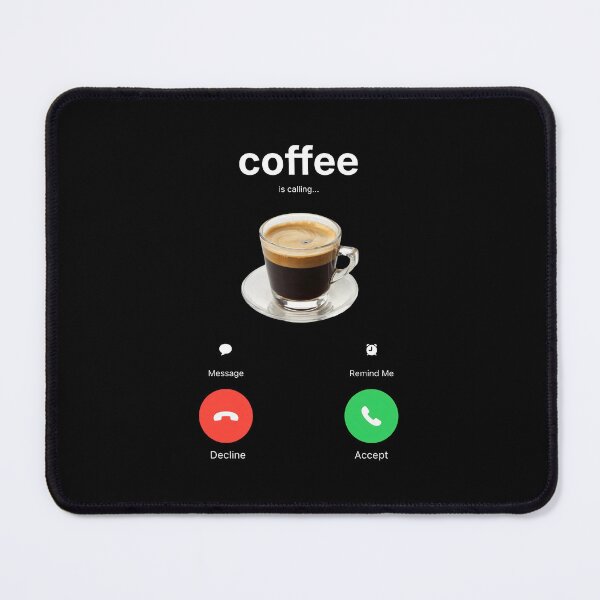 Item preview, coffee is calling: meme gift, funny gag gift  designed and sold by revolsrawrats.