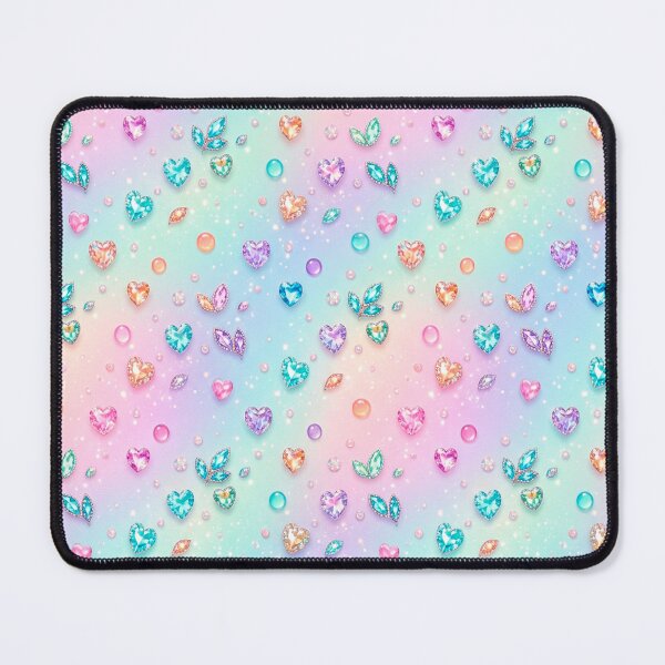 Item preview, Gemstone Heart Glow – Sweet Dream Worlds Pattern Design designed and sold by Herzbaumatelier.