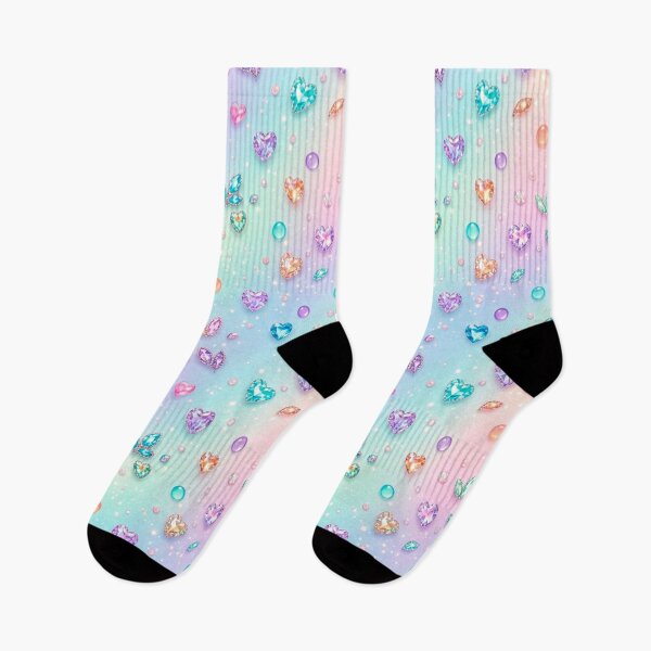 Item preview, Gemstone Heart Glow – Sweet Dream Worlds Pattern Design designed and sold by Herzbaumatelier.