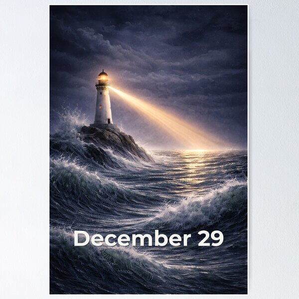Item preview, Lighthouse of Hope – December 29 designed and sold by ariksworld.