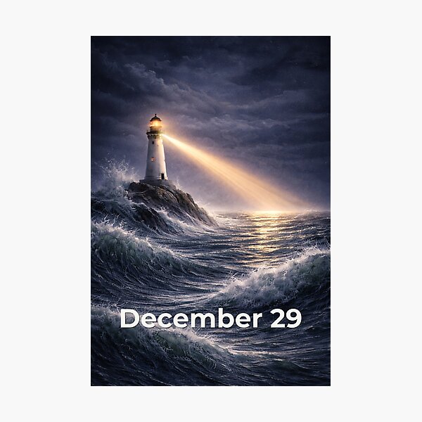 Item preview, Lighthouse of Hope – December 29 designed and sold by ariksworld.