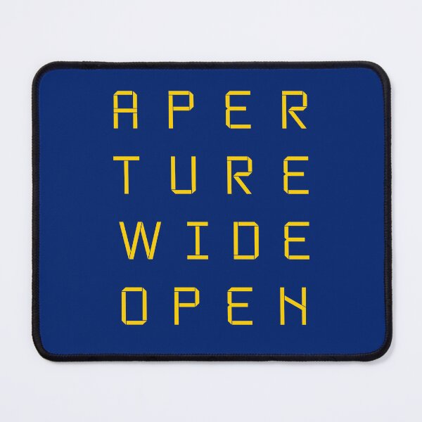 Item preview, Aperture Wide Open – Yellow Minimalist Digital Art designed and sold by eMKa82.