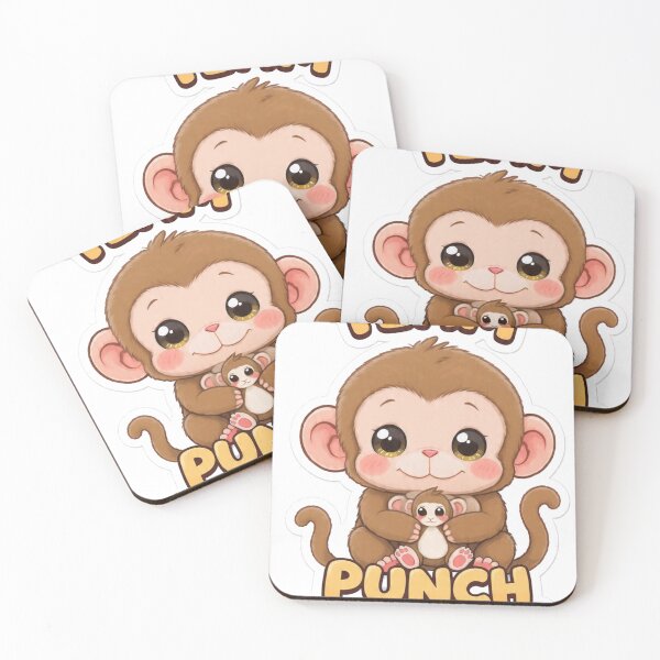 Item preview, Team Punch Monkey Funny Meme Cute Baby Monkey  designed and sold by AENAcharms.
