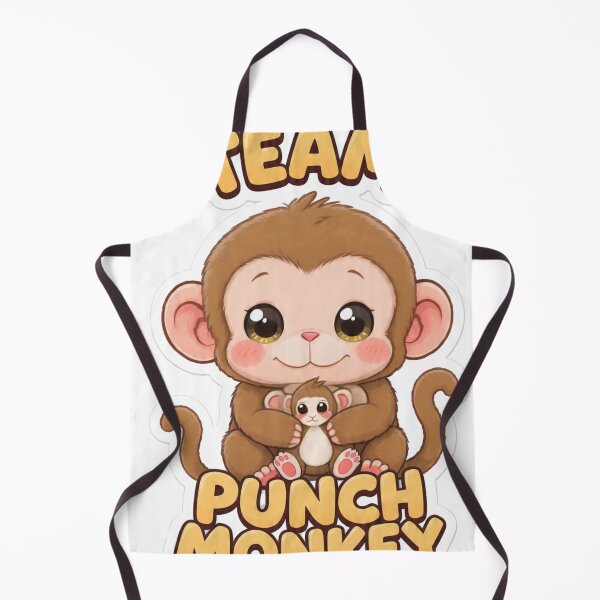 Item preview, Team Punch Monkey Funny Meme Cute Baby Monkey  designed and sold by AENAcharms.