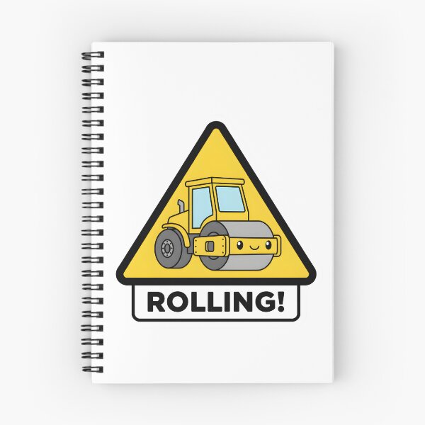 Item preview,  road roller traffic warning designed and sold by 4AGift.