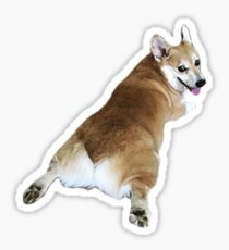 Pegatina Trasero de corgi