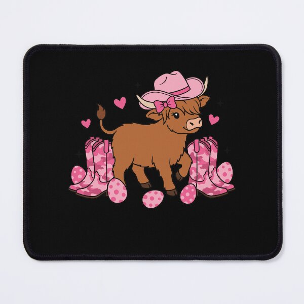 Item preview, Little Cowgirl Easter Highland Cow designed and sold by KroghDs.