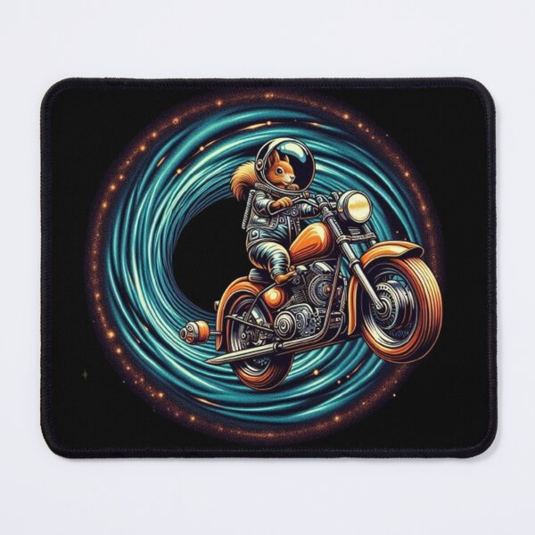 Item preview, Galactic Squirrel Rider – Warp Speed Mischief designed and sold by Dogandesighn.