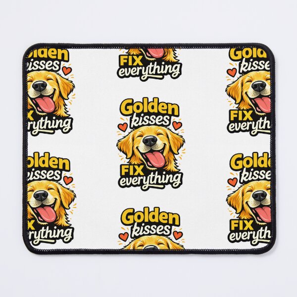 Item preview, Golden Kisses Fix Everything Golden Retriever Gift designed and sold by WildVista.