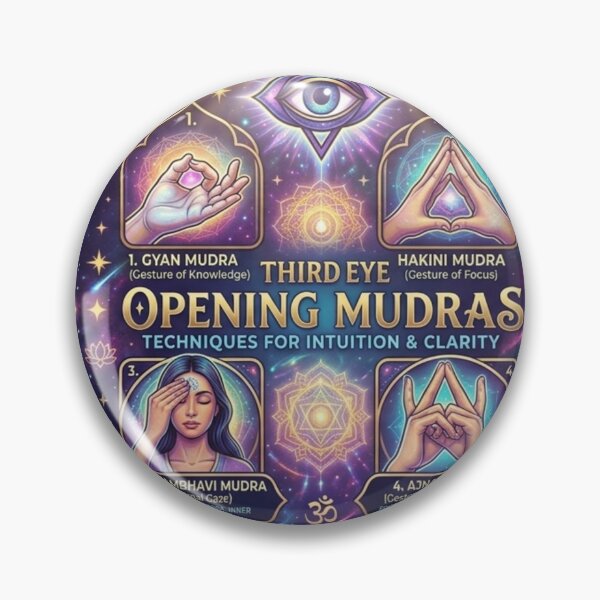 Item preview, Third Eye Opening Mudras - Celestial Aura & Sun Rays Spiritual Guide designed and sold by athenee32.