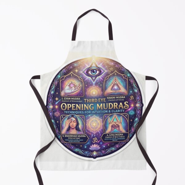 Item preview, Third Eye Opening Mudras - Celestial Aura & Sun Rays Spiritual Guide designed and sold by athenee32.