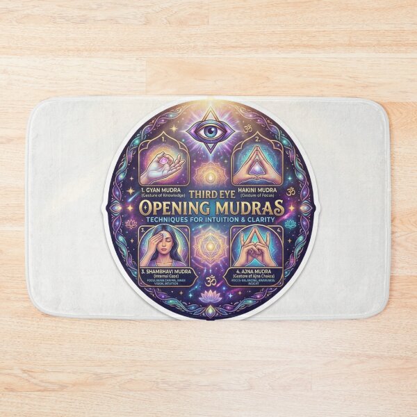 Item preview, Third Eye Opening Mudras - Celestial Aura & Sun Rays Spiritual Guide designed and sold by athenee32.
